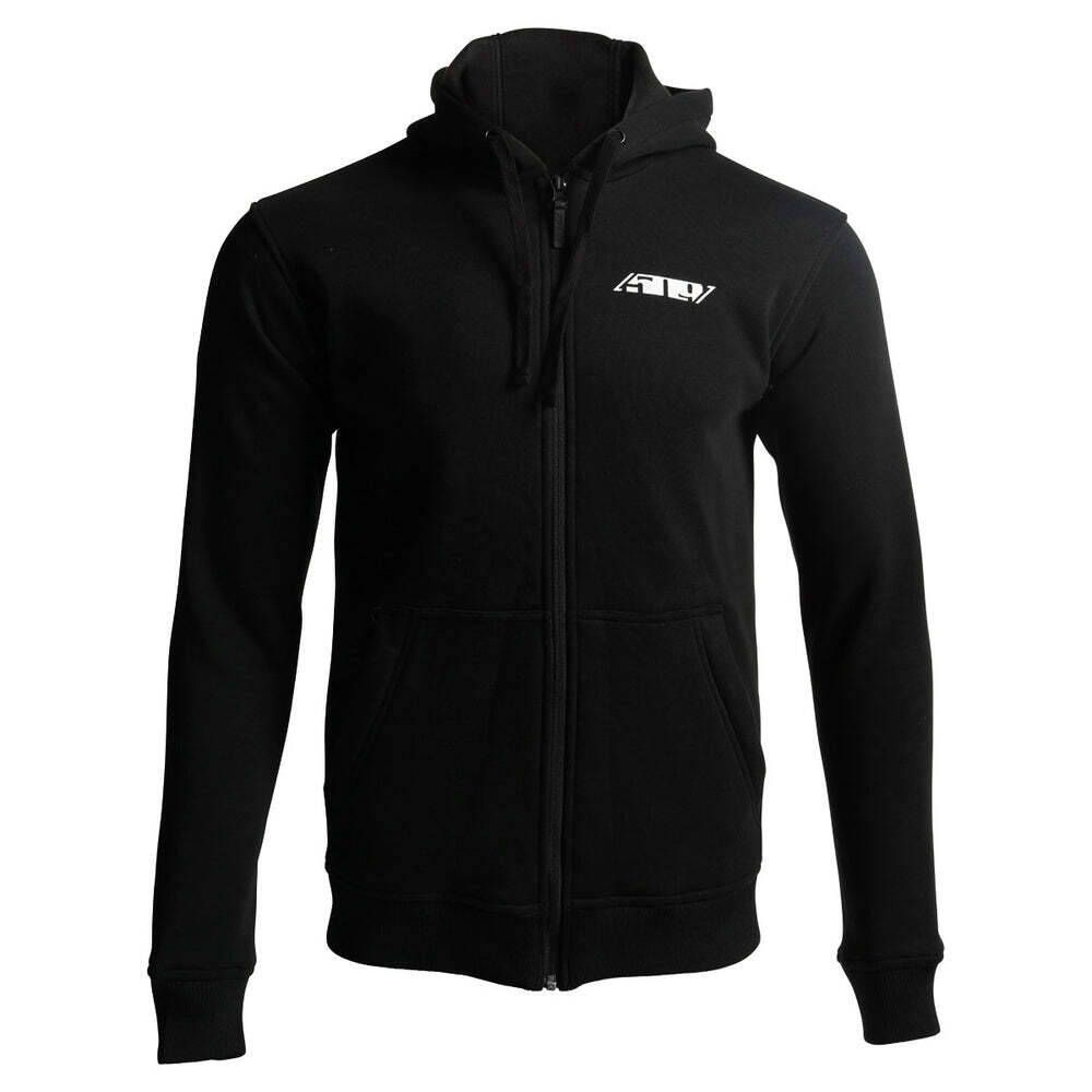 509 Patina Hoodie in Black displayed front-facing.