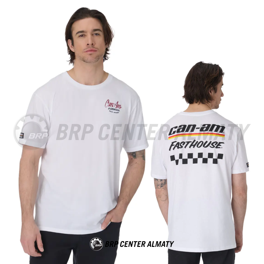 Men’s CAN-AM x Fasthouse Racing T-Shirt | White | 28806513XX