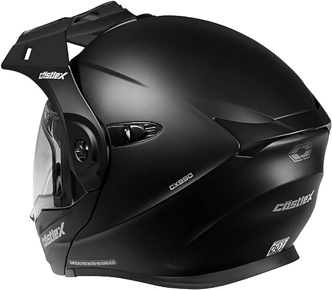 **OPEN BOX** Castle X EXO-CX950 Electric Modular Snowmobile Helmet, Solid Matte Black - Large