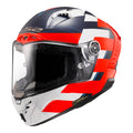 Thunder C Alliance Full-Face Motorcycle Helmet - Gloss Red/White/Blue Product View