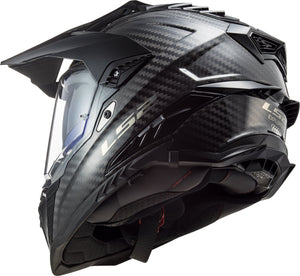 Helmet Explorer C Solid Adventure Motorcycle Helmet with SunShield - Matte Carbon