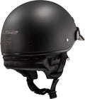 Solid Half Motorcycle Helmet - Matte Black Product View