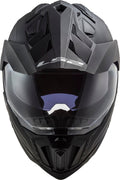 Explorer XT Solid Adventure Helmet with Integrated SunShield - Matte Black Product View