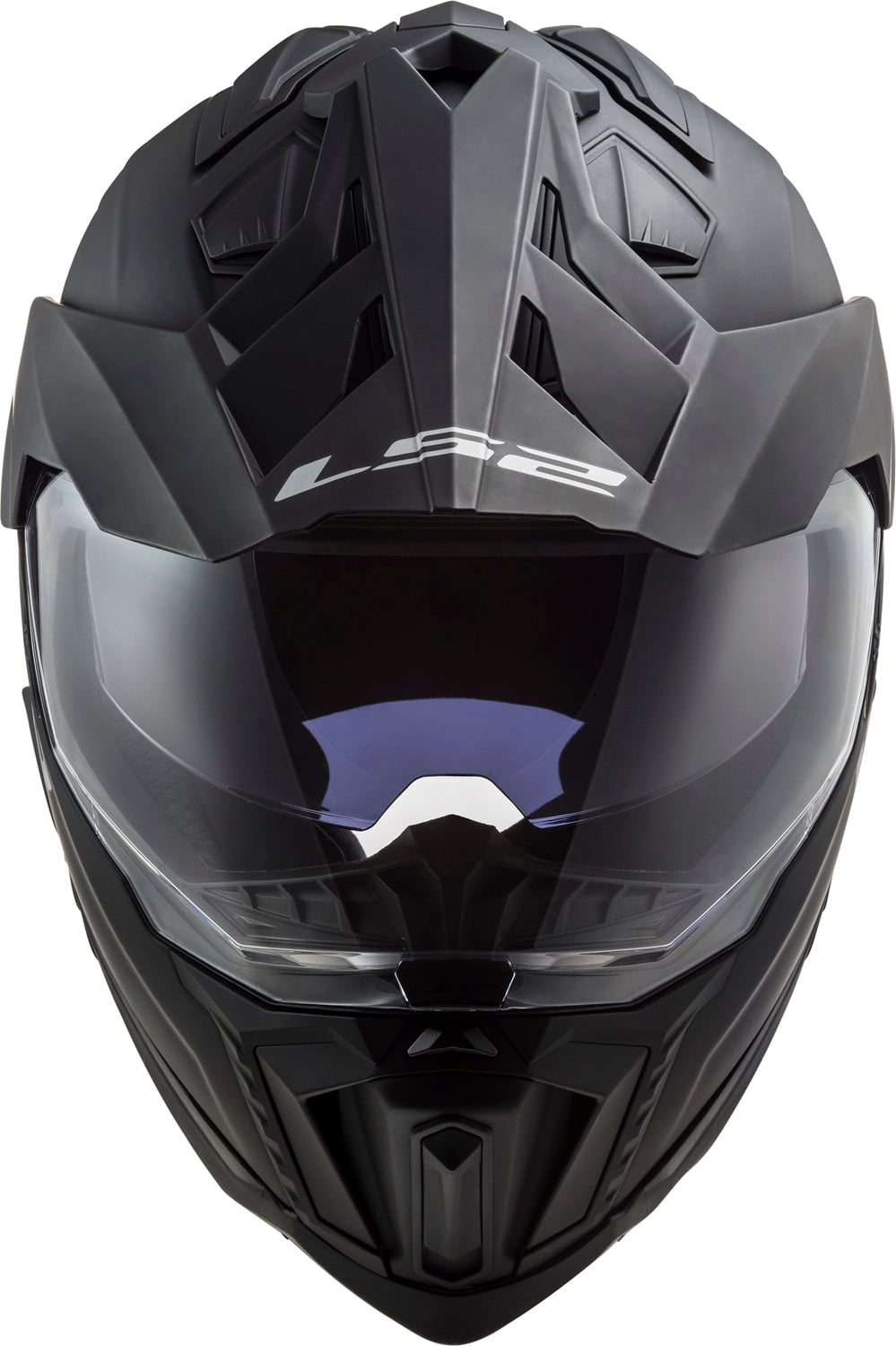 Explorer XT Solid Adventure Helmet with Integrated SunShield - Matte Black Product View