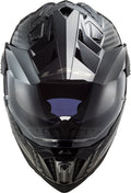 Helmet Explorer C Solid Adventure Motorcycle Helmet with SunShield - Matte Carbon Product View