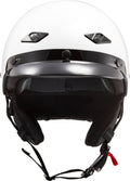 Tousley Rider Supply Helmet Bagger Solid Half Motorcycle Helmet - Gloss White Product View