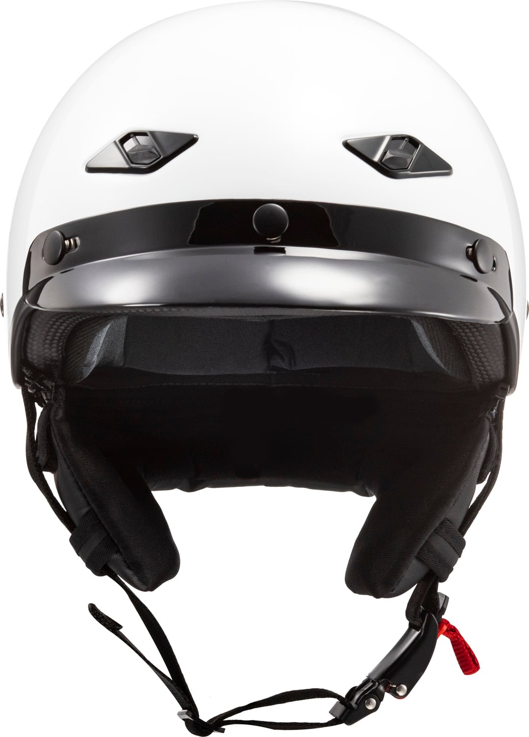 Tousley Rider Supply Helmet Bagger Solid Half Motorcycle Helmet - Gloss White Product View