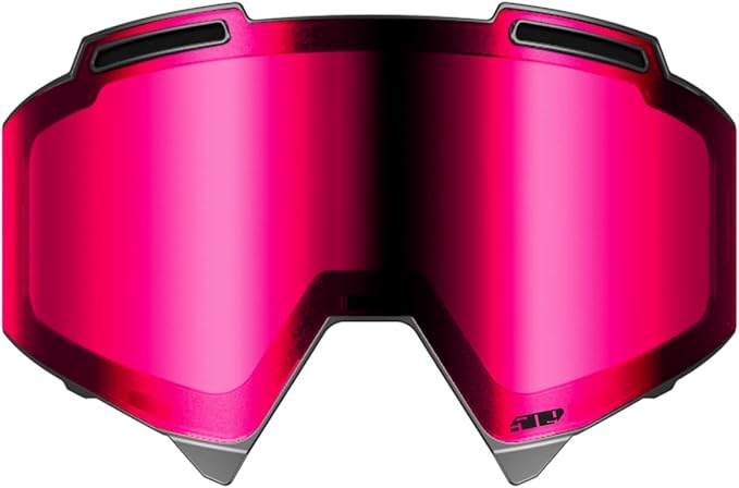 Advanced heated anti-fog lens crafted for reliable visibility during winter riding.