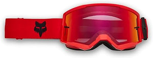 Fox Racing Main Motocross Goggle – Fluorescent Red Spark, Mirrored Lens, VLS™