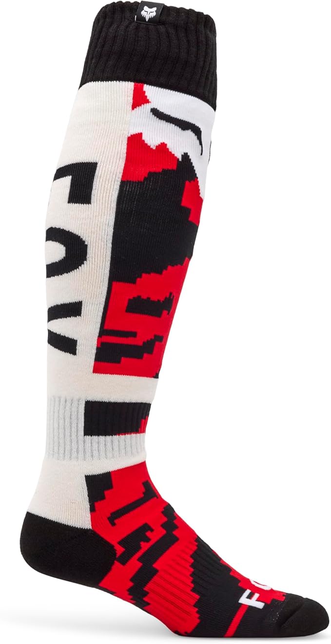 Fox Racing Men’s 180 Dirt Bike Socks – Padded Comfort Front View