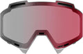 Anti-fog heated lens engineered for extreme cold and mountain snowmobiling conditions
