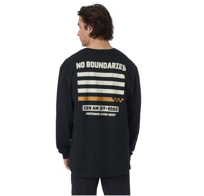 Can-Am x Fasthouse No Boundaries Long Sleeve Tee black