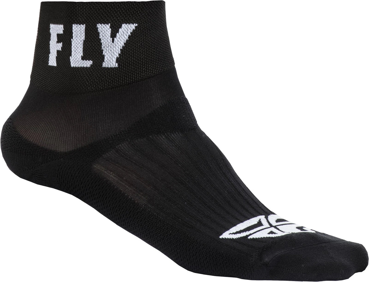 Fly Racing Fly Shorty Socks Black Small/Medium 350-0485S