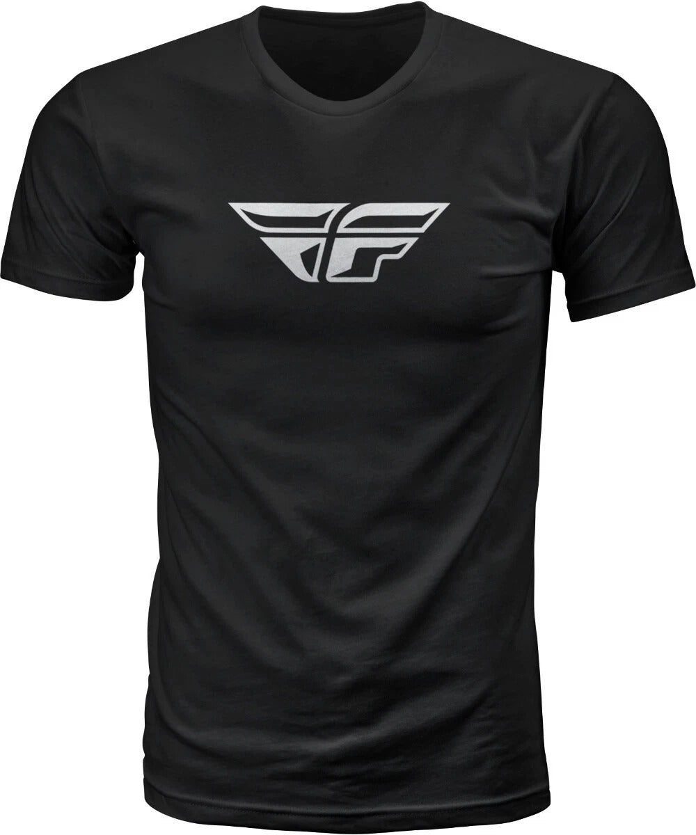 Fly Racing F-Wing Tee Black Small 352-0610S