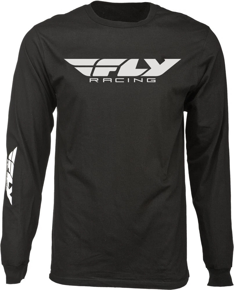 Fly Racing Corporate Long Sleeve Tee Black Medium 352-4140M