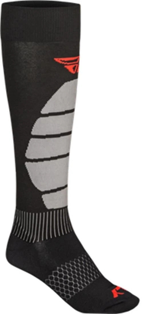 Fly Racing Snow Performance Coolmax Socks Black Large/X-Large 350-0576L