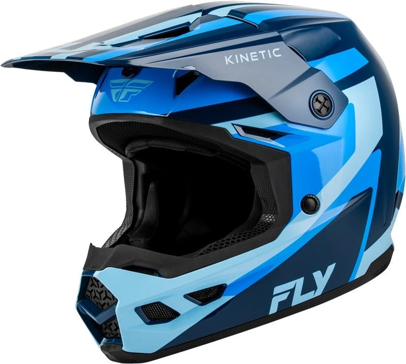 Fly Racing Kinetic Sync Helmet Navy/Blue/Light Blue
