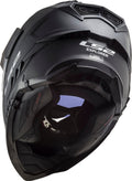 Explorer XT Solid Adventure Helmet with Integrated SunShield - Matte Black Product View
