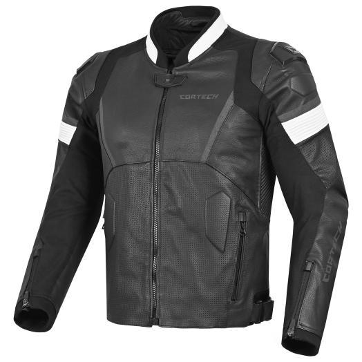 Cortech Hoyden Women’s Leather Motorcycle Jacket – Matte Black Cowhide Riding Jacket