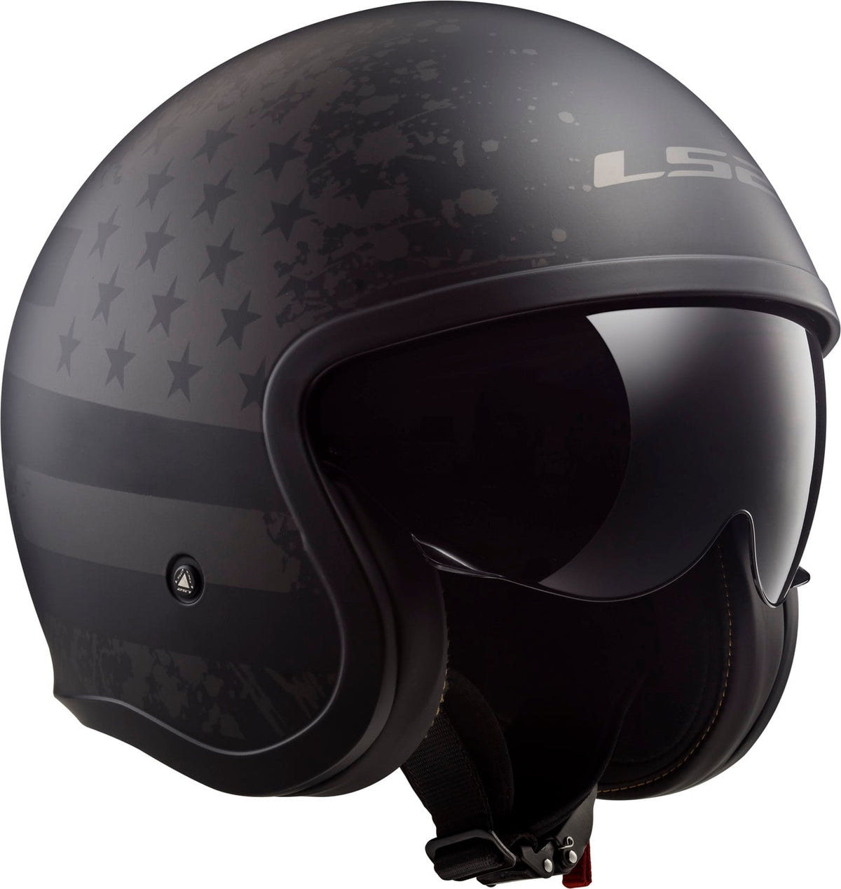 Spitfire Spark Open Face Helmet with SunShield - Chili Pepper Red Product View