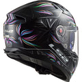 Citation II Tropical Full Face Helmet with SunShield - Black/White Gloss Product View