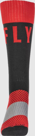 FLY Racing MX Pro Socks Red/Black Large/X-Large 350-0532L