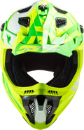 Helmet Subverter Evo Gammax Full Face MX - Gloss Hi-Vis Yellow/Green Product View