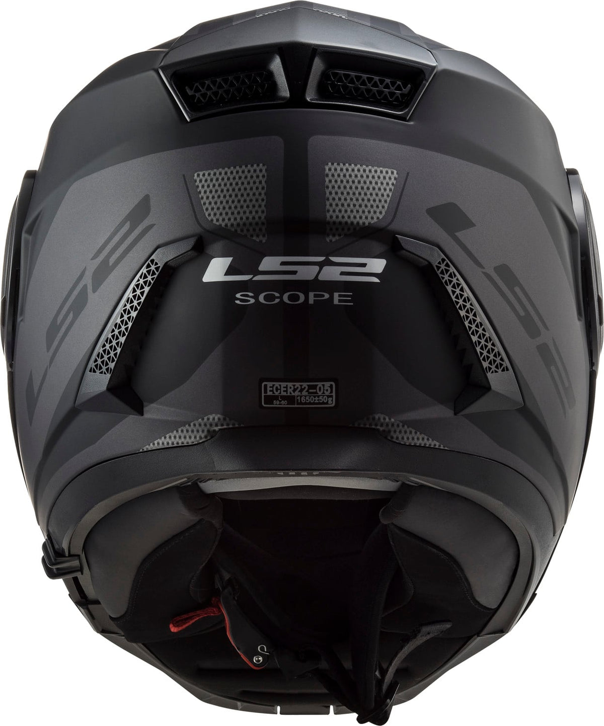 Horizon Axis Modular Motorcycle Helmet with SunShield - Black Titanium Matte/Gray Product View