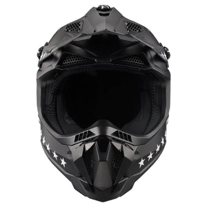 Helmet Subverter Evo 76 Full Face MX Motorcycle Helmet - Black/White/Gray