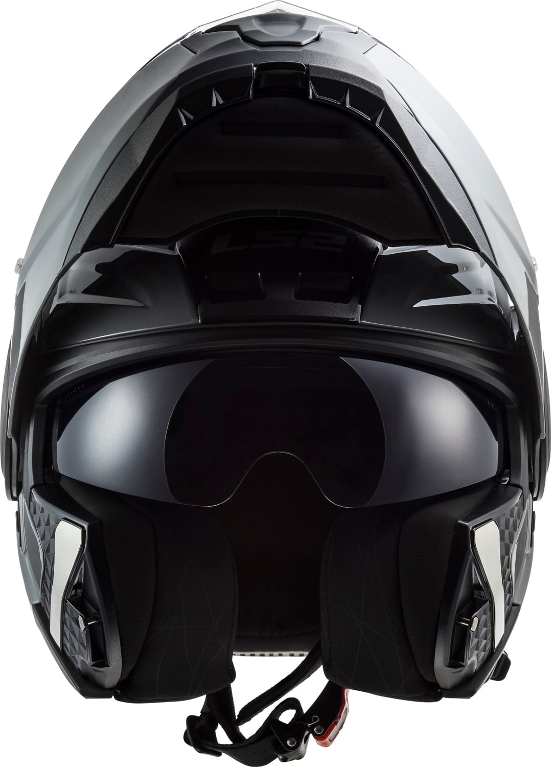 Horizon Solid Modular Motorcycle Helmet with SunShield - Gloss Battleship Gray Product View