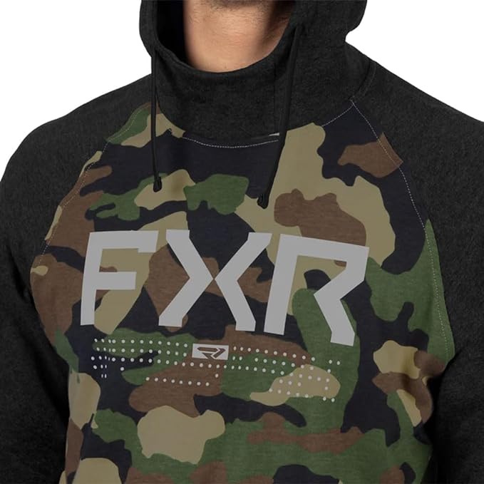 FXR Mens Trainer Premium Lite Pullover Hoodie Drawcord Cotton Casual