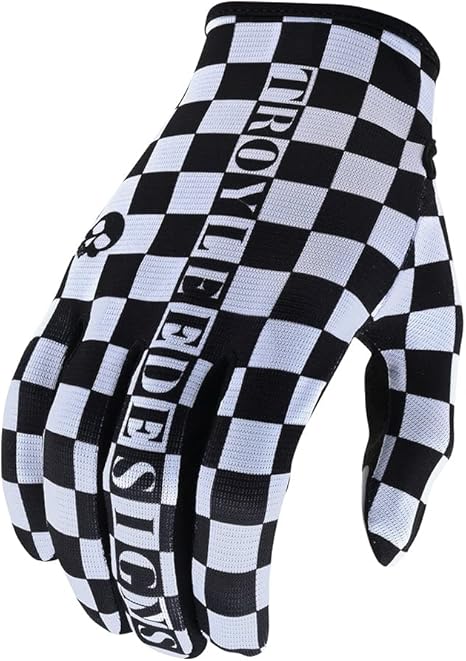 Troy Lee Designs Flowline Checkers adult dirt bike gloves