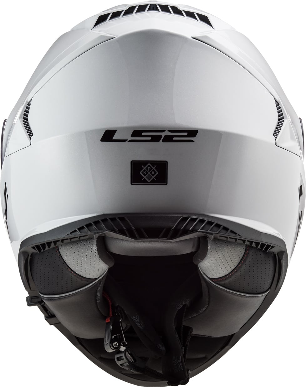 Helmet Assault Solid Full Face Motorcycle Helmet with SunShield - Gloss White Product View