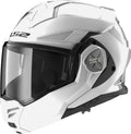 Helmet Advant X Solid Modular Motorcycle Helmet with SunShield - Gloss White Product View