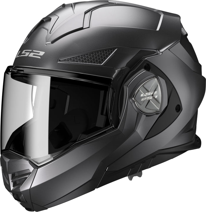 Helmet Advant X Solid Modular Motorcycle Helmet with SunShield - Matte Titanium Product View