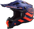 Tousley Rider Supply Helmet Subverter Evo Cargo Full Face MX Motorcycle Helmet - Matte Blue/Orange Product View