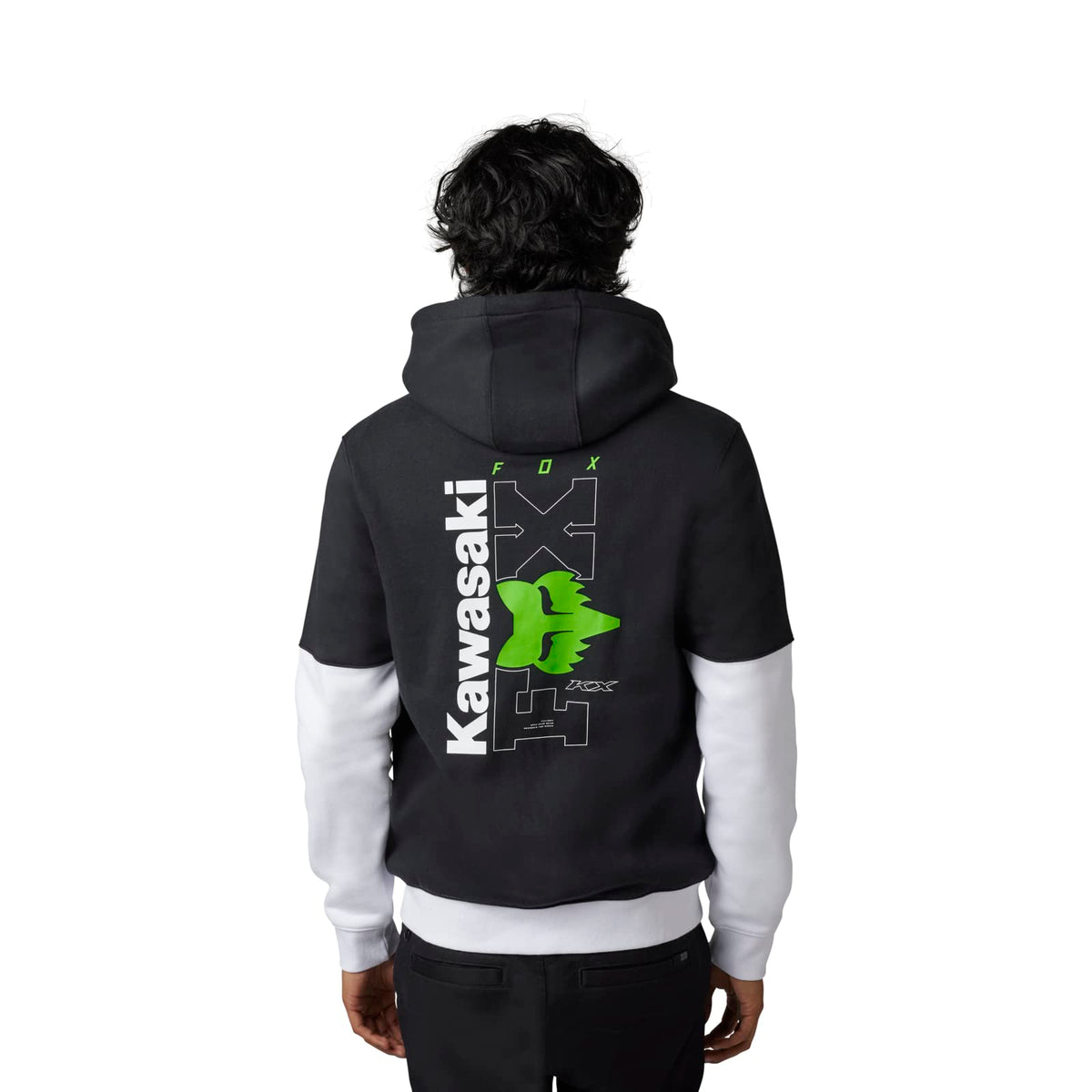 Fox Racing Men&#39;s Standard Fox X Kawi Zip Fleece Hoodie