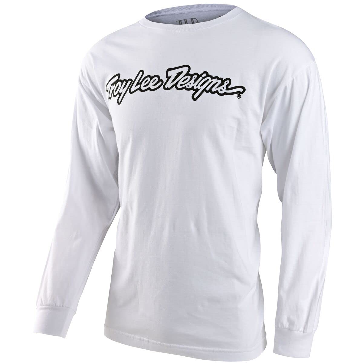 Troy Lee Designs Signature Long Sleeve Shirt-White