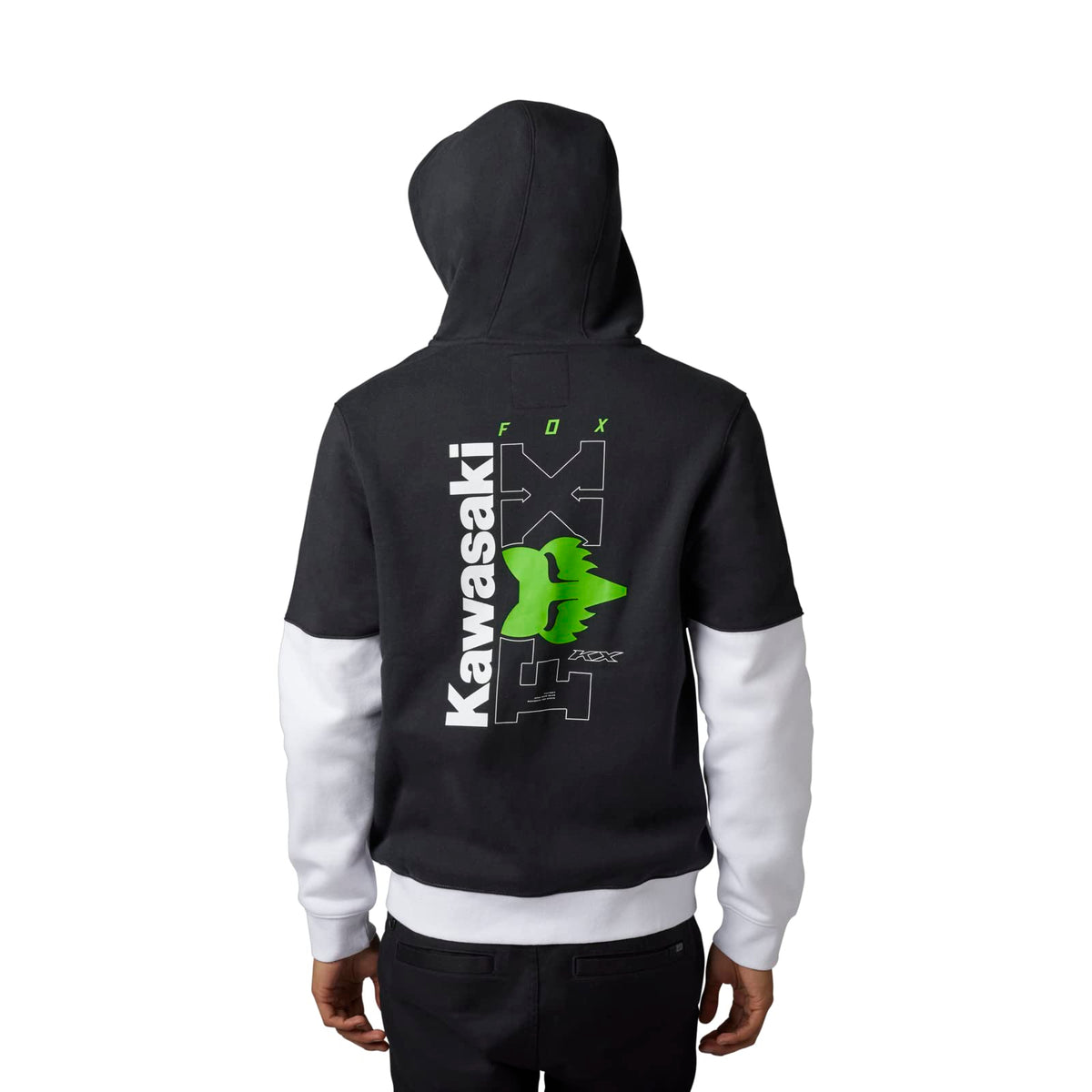 Fox Racing Men&#39;s Standard Fox X Kawi Zip Fleece Hoodie