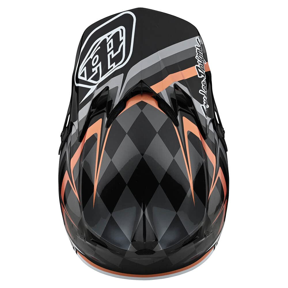 Troy Lee Designs SE4 Polyacrylite Warped Adult Motocross Helmet W/MIPS