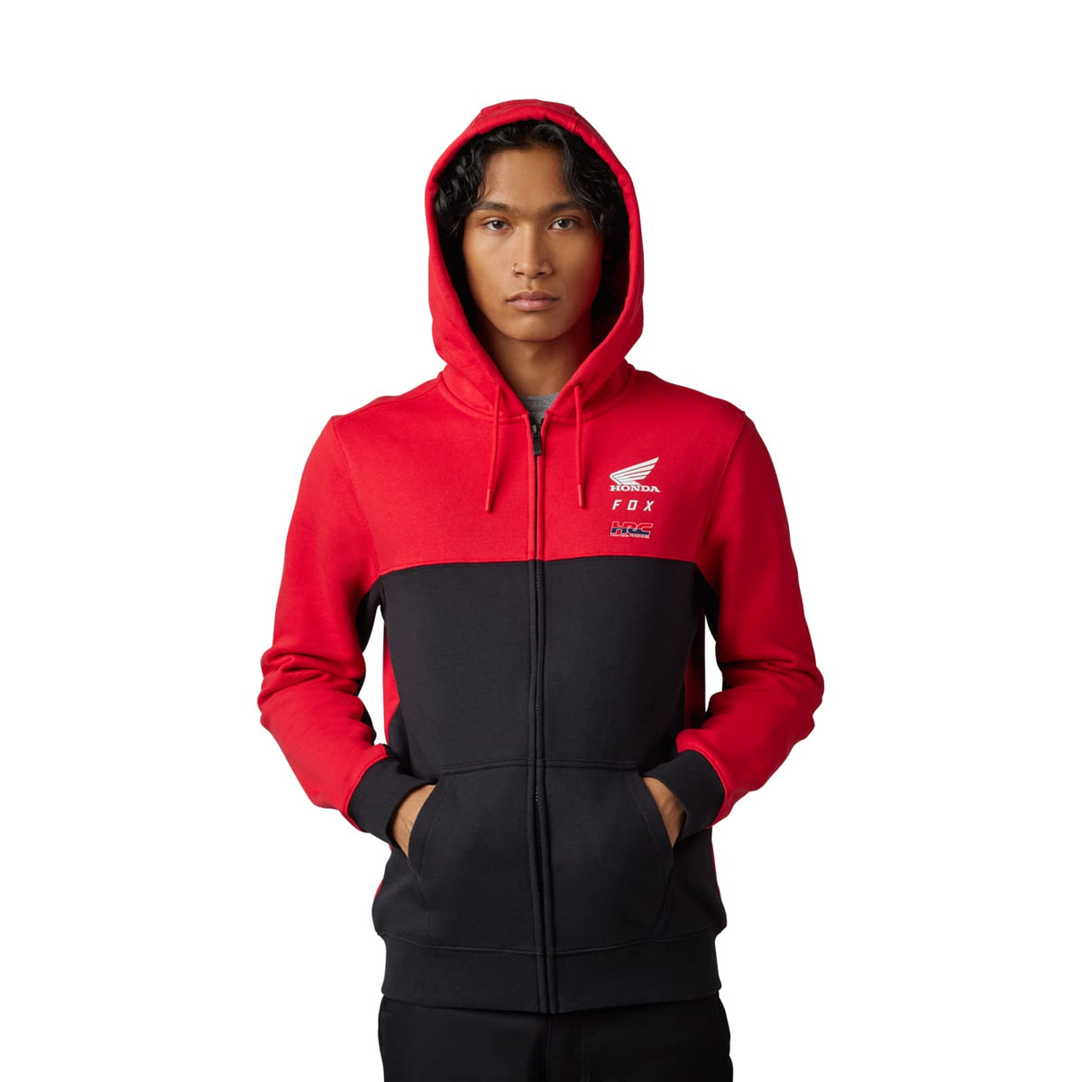 Fox Racing Men&#39;s Standard Fox X Honda Zip Fleece Hoodie