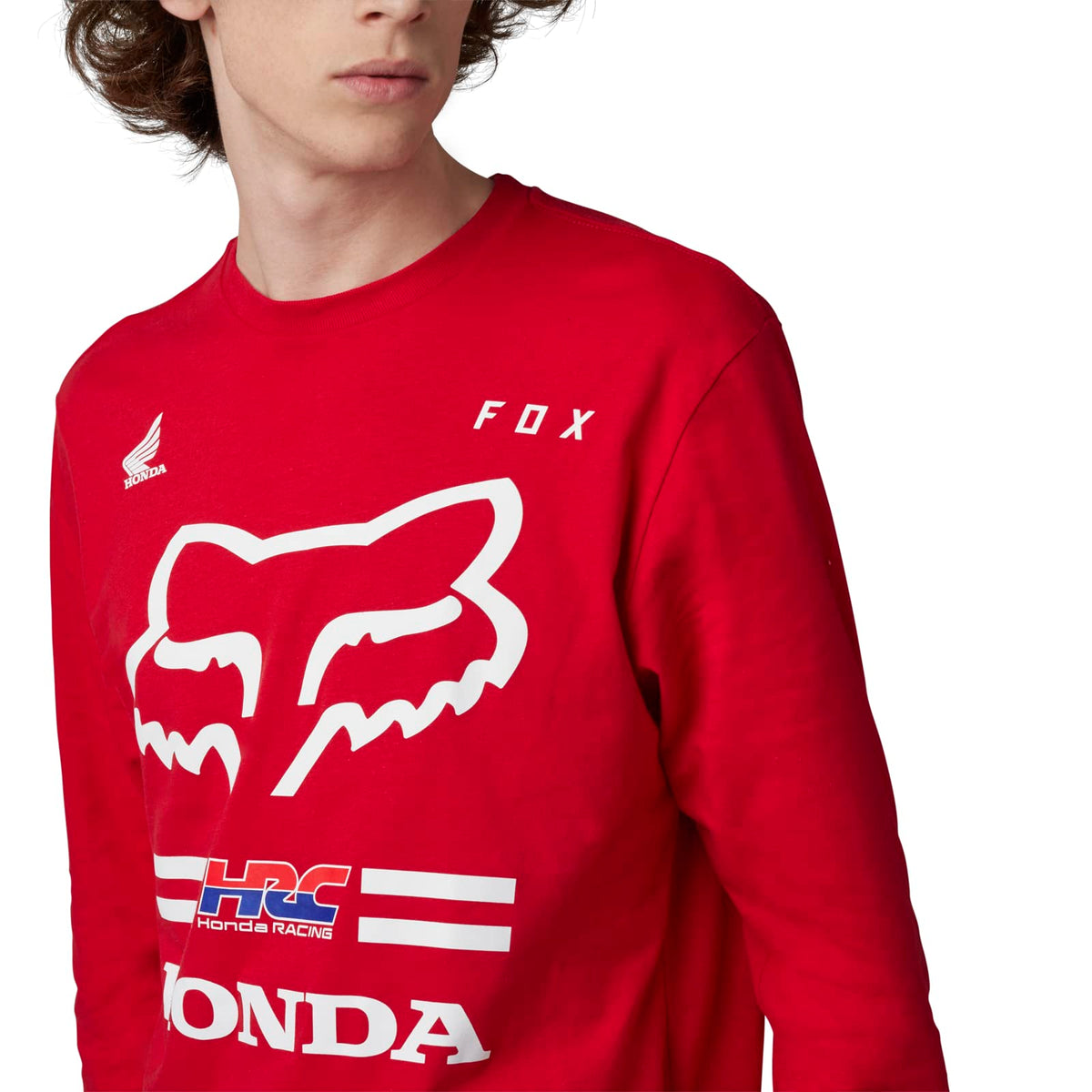 Fox Racing Men&#39;s Standard Fox X Honda Premium Long Sleeve Tee