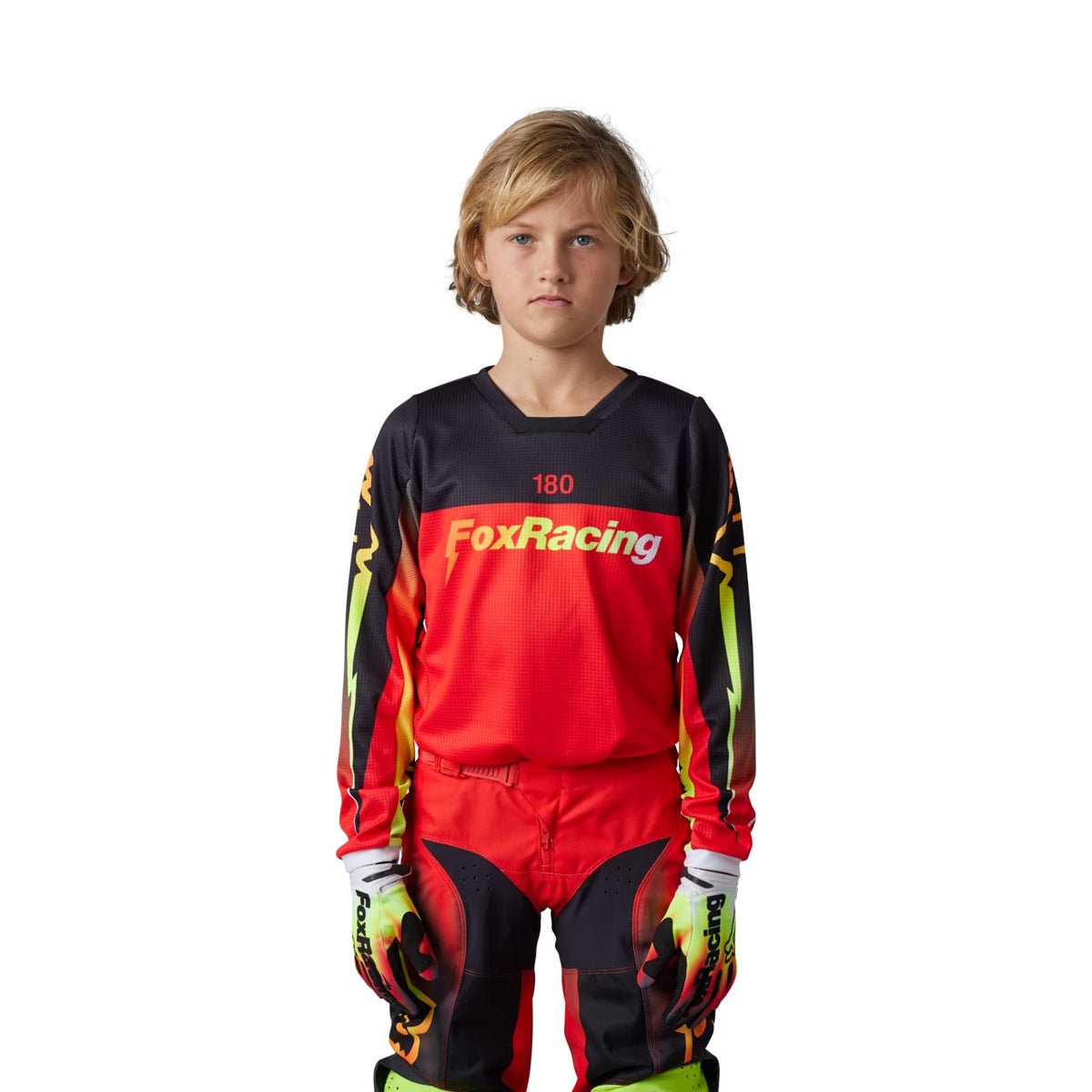 Fox Racing Boys&#39; 180 Youth Statk Jersey