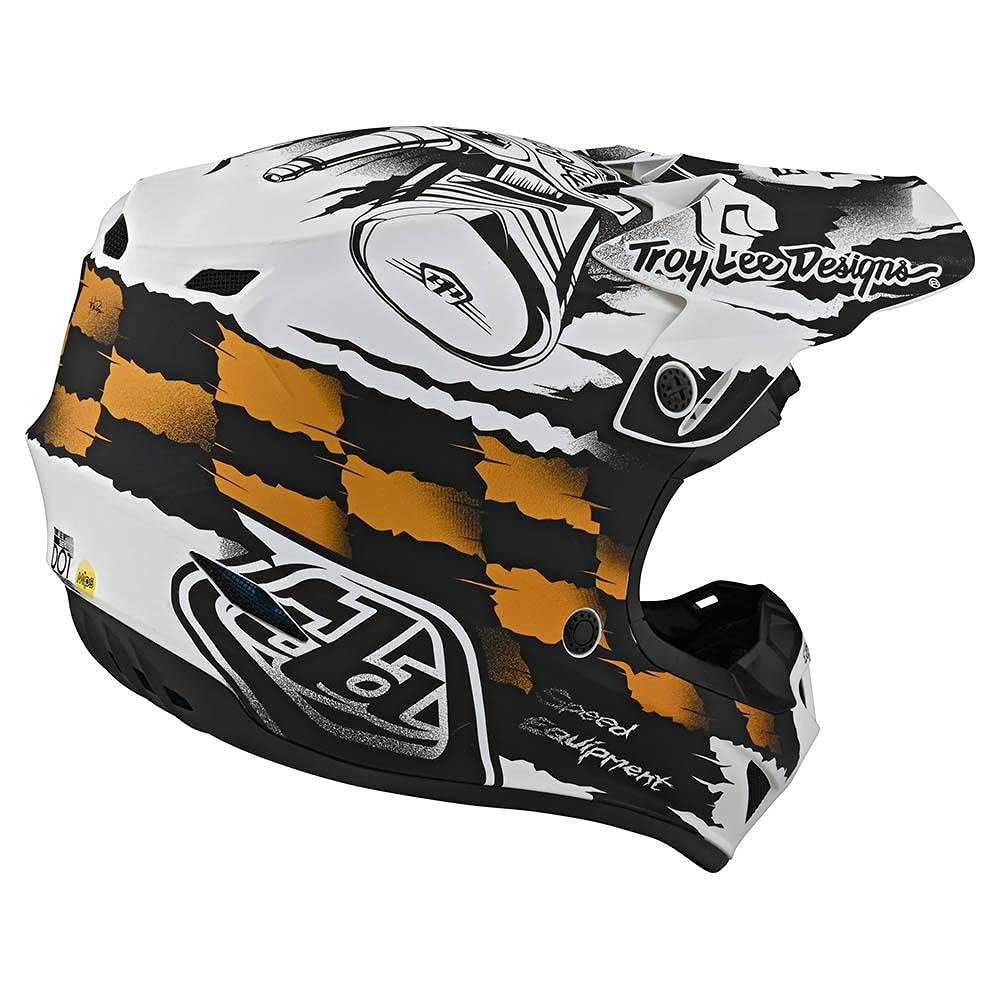 Troy Lee Designs SE4 Polyacrylite Adult Helmet W/ MIPS - Strike