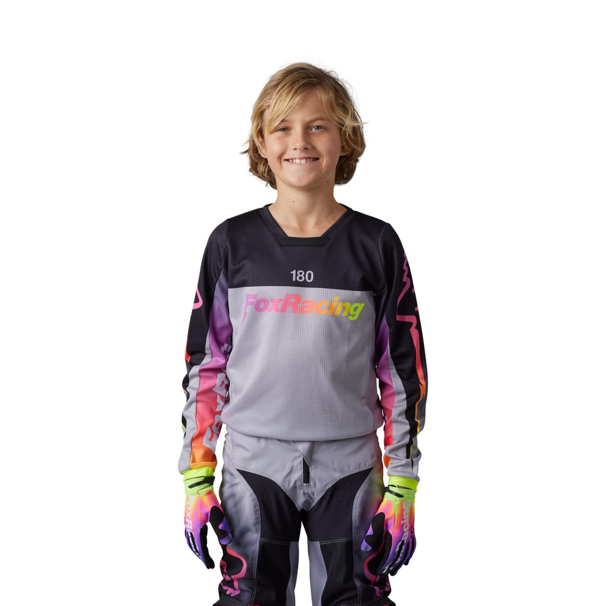 Fox Racing Boys&#39; 180 Youth Statk Jersey