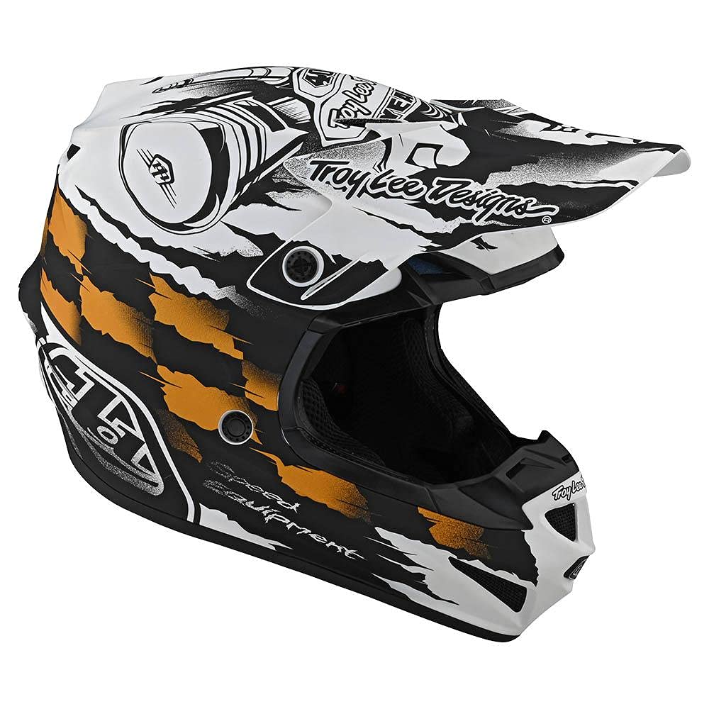 Troy Lee Designs SE4 Polyacrylite Adult Helmet W/ MIPS - Strike