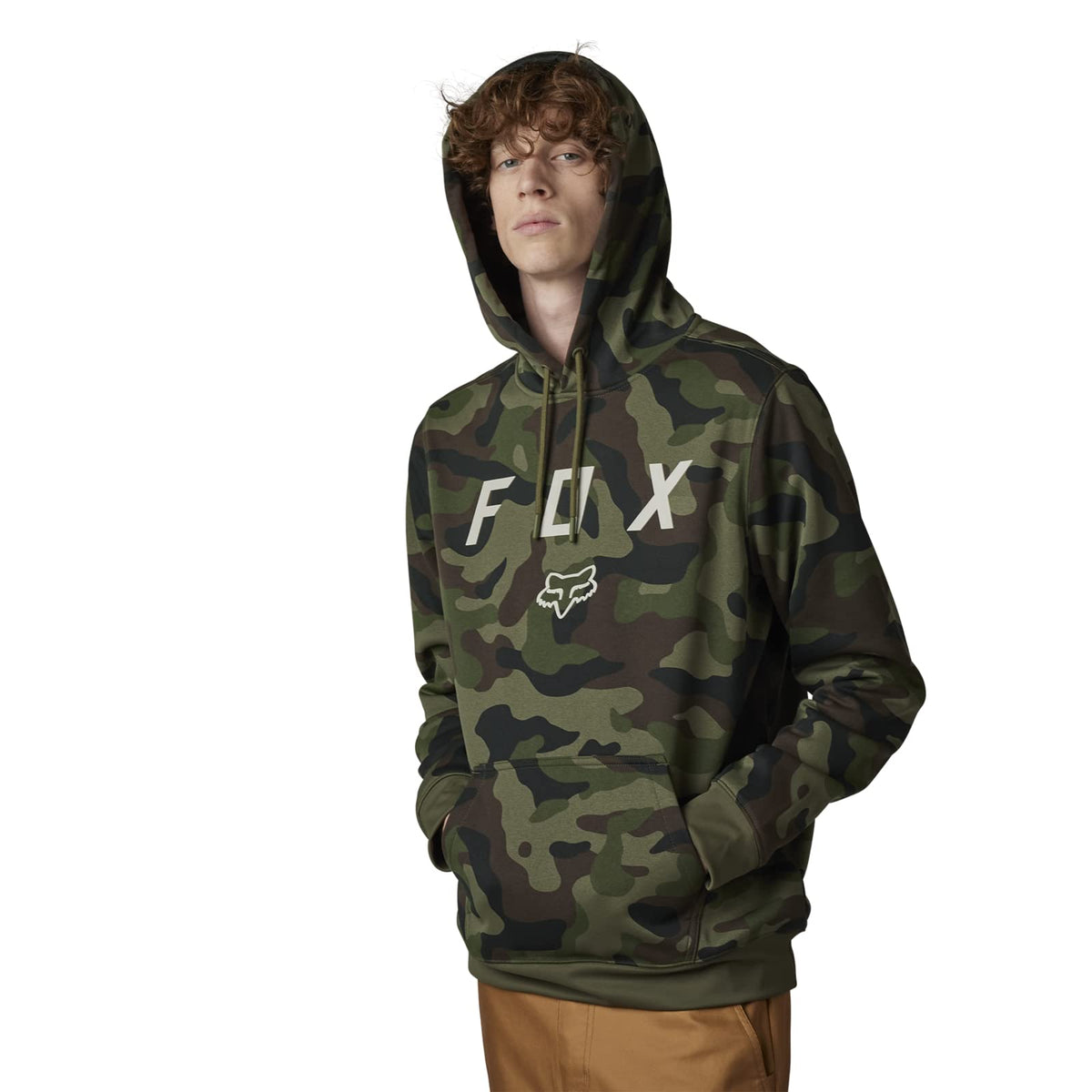 Fox Racing Men&#39;s Standard Vzns Camo Pullover Hoodie