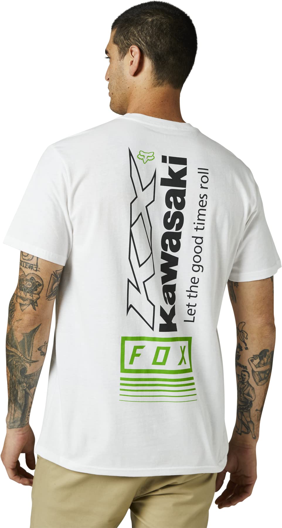 Fox Racing Men&#39;s Kawasaki Short Sleeve Premium Tee