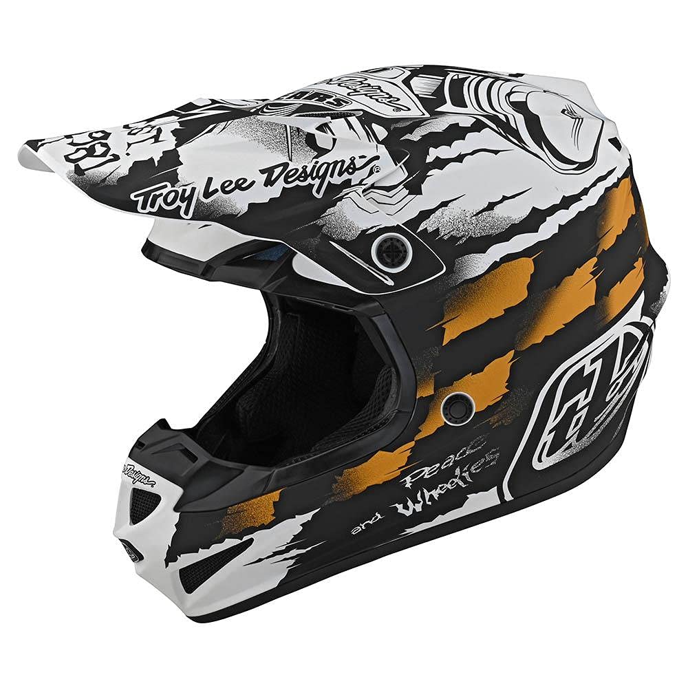 Troy Lee Designs SE4 Polyacrylite Adult Helmet W/ MIPS - Strike