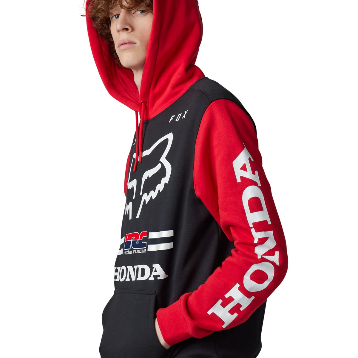 Fox Racing Men&#39;s Standard Fox X Honda Pullover Fleece Hoodie